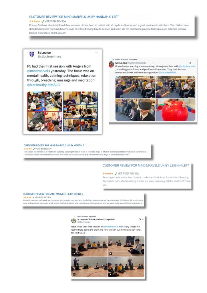 Reviews from teachers